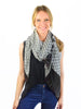 Black and White Ladies Wrap