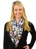 Moo Moo Cow Print Silk Scarf