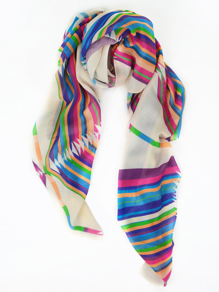 Jagged Striped Wrap