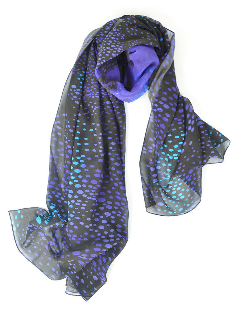 Mysterious Two Faced Silk Scarf