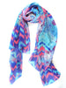 Tie Dye Flower Printed Scarf