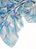 Watercolor Abstract Silk Wool Scarf