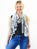 Inkblot Watercolor Silk Fashion Scarf