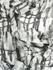Inkblot Watercolor Silk Fashion Scarf
