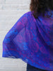 Fall Floral Silk Scarf
