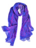 Fall Floral Silk Scarf