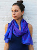 Fall Floral Silk Scarf