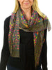 Elephant Print Silk Scarf