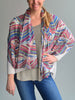 Colorful Aztec Print Silk Scarf