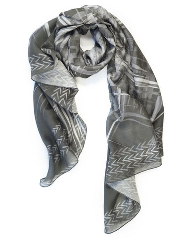 Not So Grey Plaid Ladies Wrap