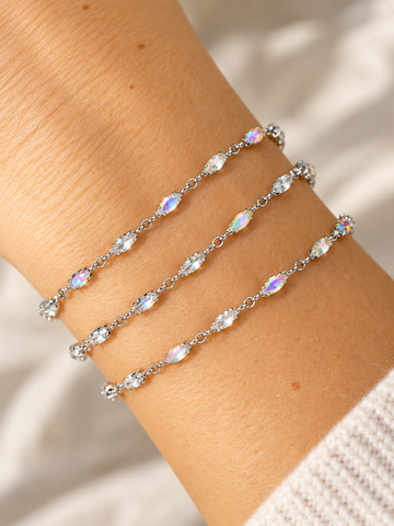 Infinity Grace Bracelet Stack Trio