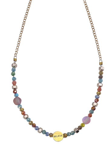 Color Burst Believe Necklace