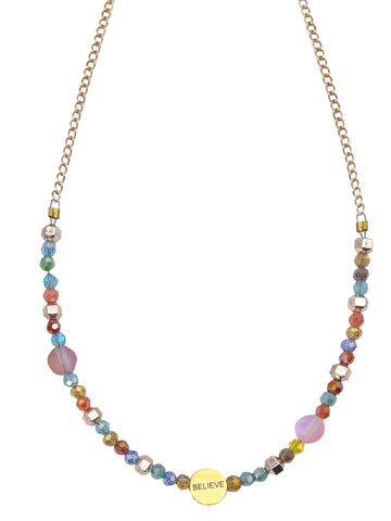 Color Burst Believe Necklace