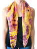 Flowers and Stripes Fashion Scarf
