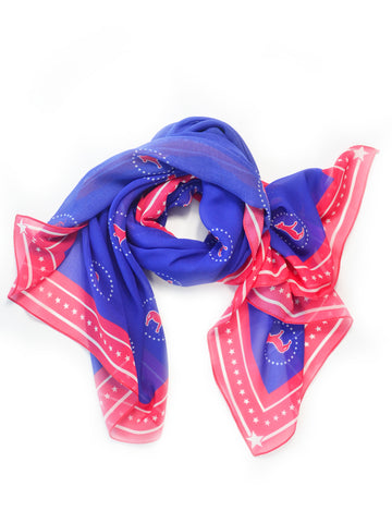 Red, White, and Blue Fashion Scarf